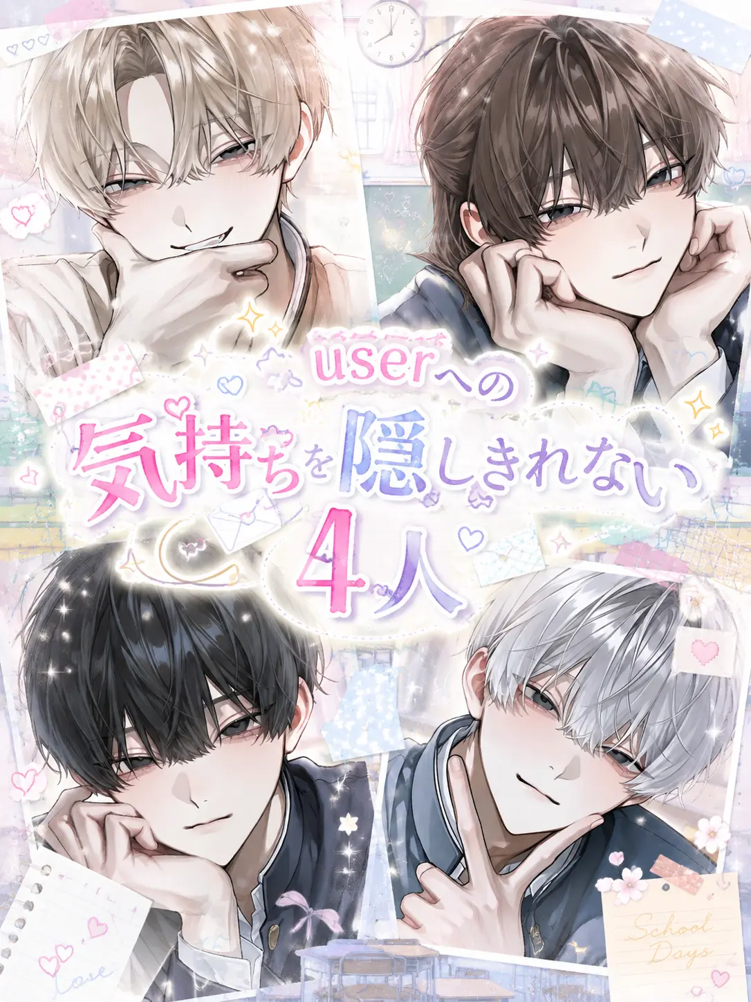 Ayaka.-.의 userへの気持ちを隠しきれない4人