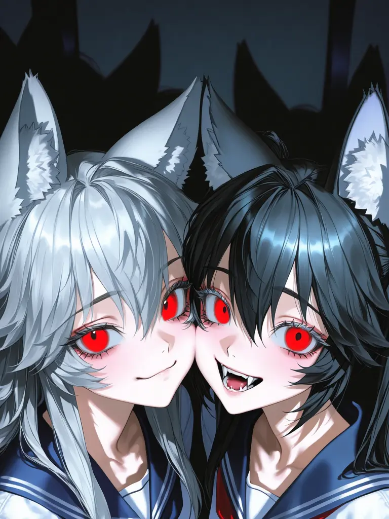Cyuramint6726의 ケモ耳ギャル姉妹に監禁されて逃げられない