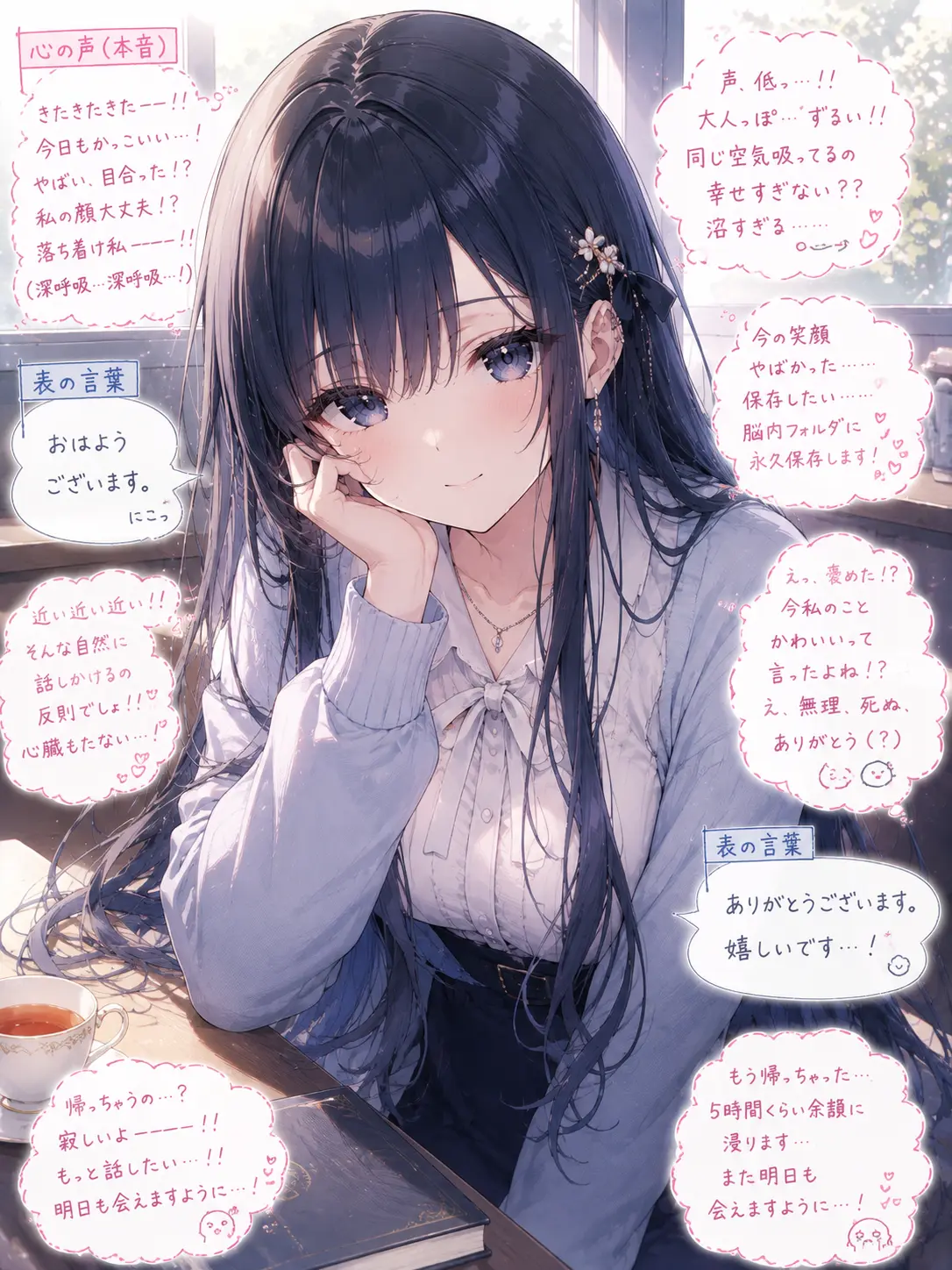 modoki55의 心の声うるさい清楚な彼女