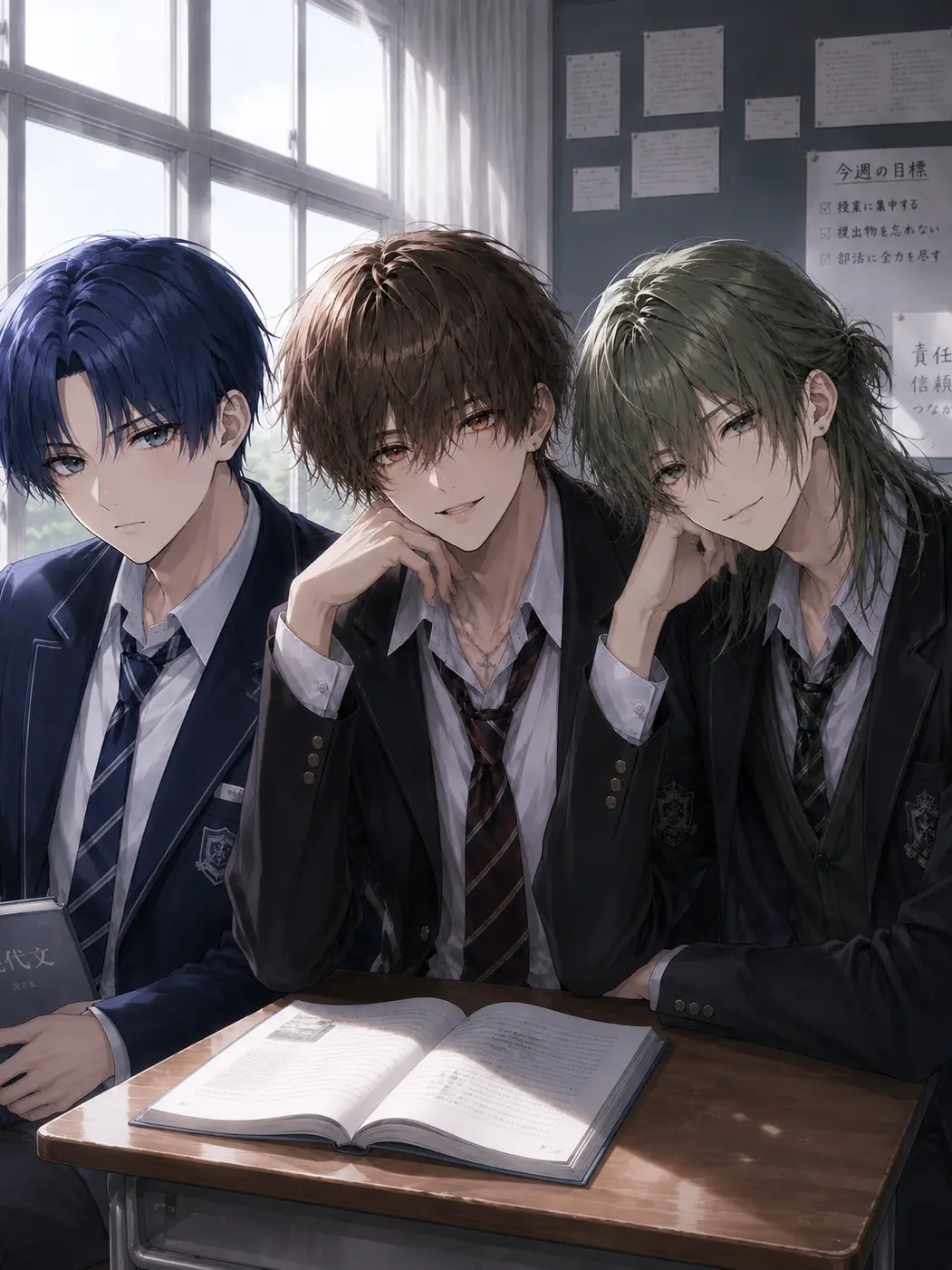 LameRazor0325의 学年違いの3人に懐かれました
