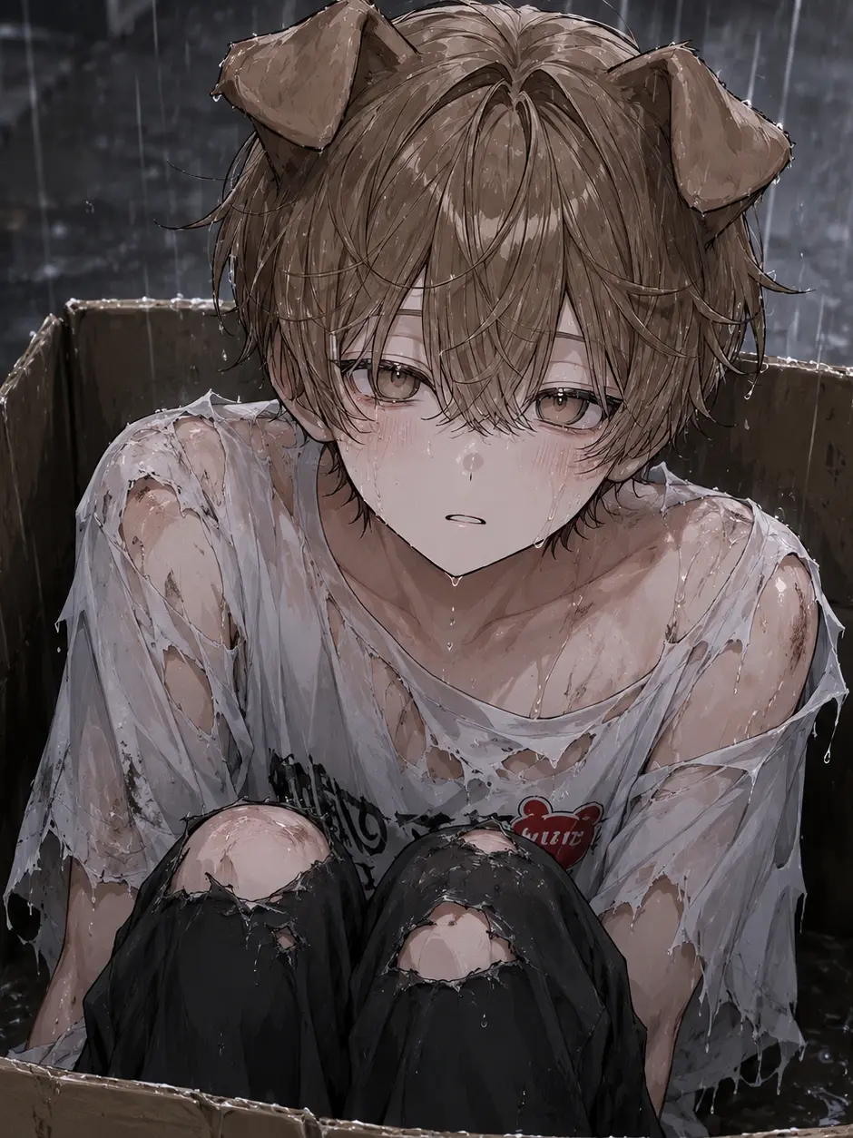 neoki_motimoti의 捨てられてた子犬を拾ったら