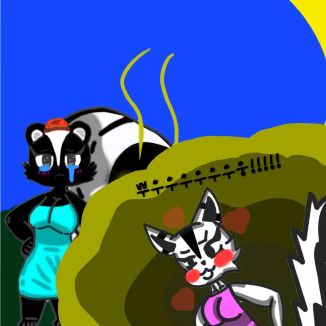 Fart_skunk_furry의 샌디의 또래 스컹크 퍼리친구!