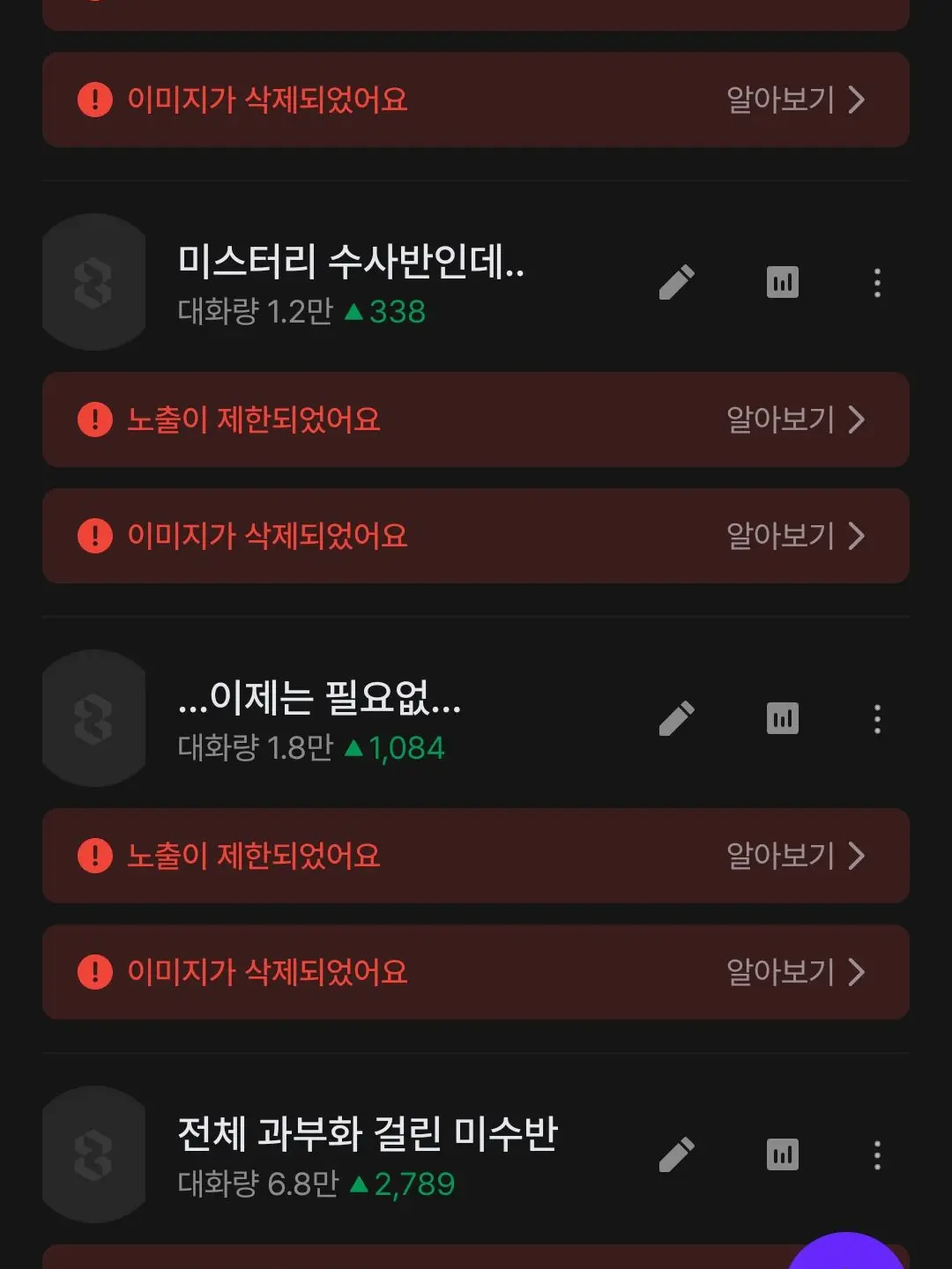 star1201의 제작자 빡침