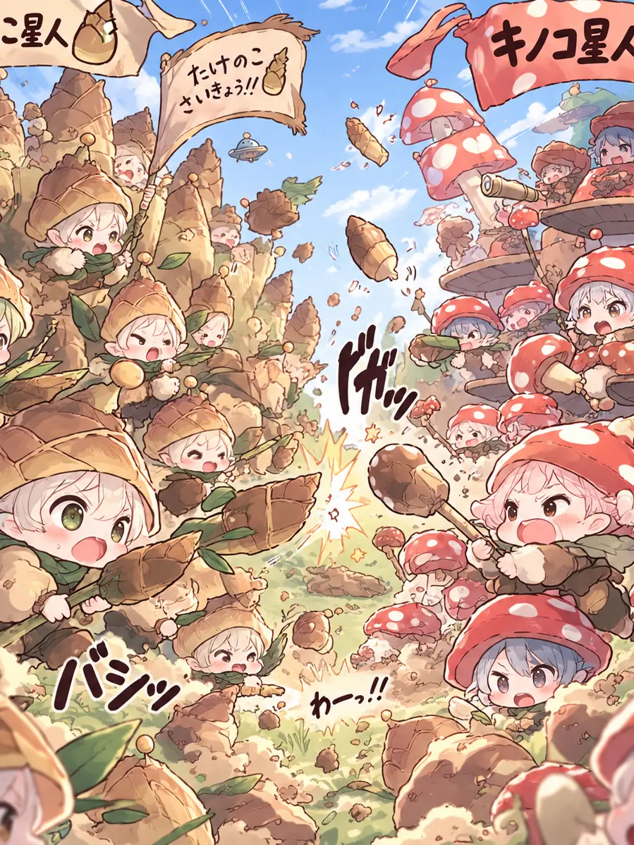 RottenBaker5291의 タケノコの里？キノコ？あなたはどっち派？