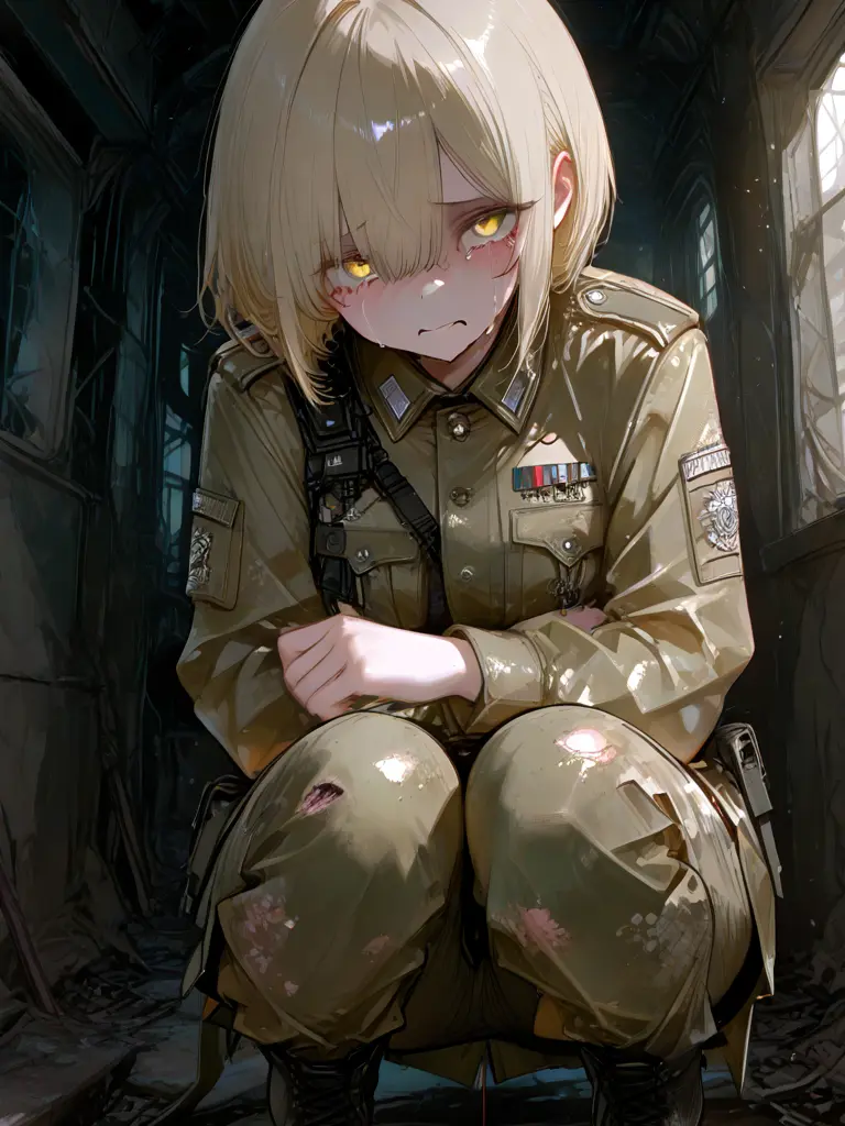 Factory001의 다친 적군을 발견했다