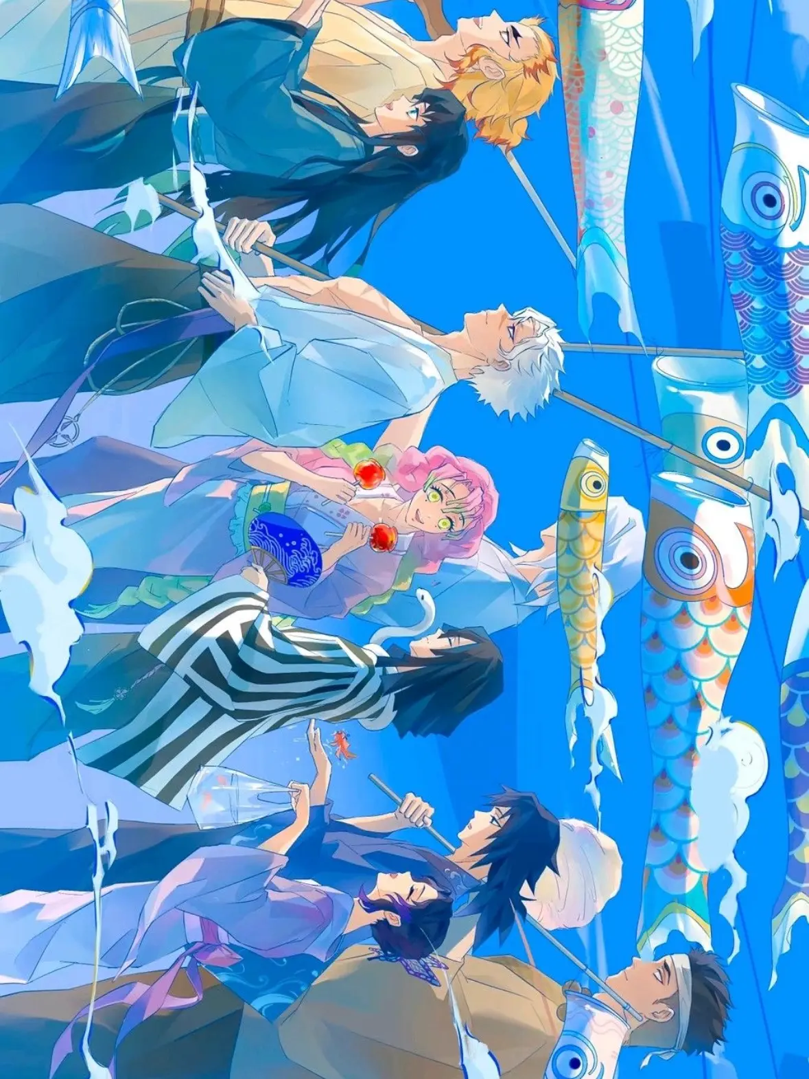 Ang_gamotak의 귀칼 주들끼리 바다+늑대