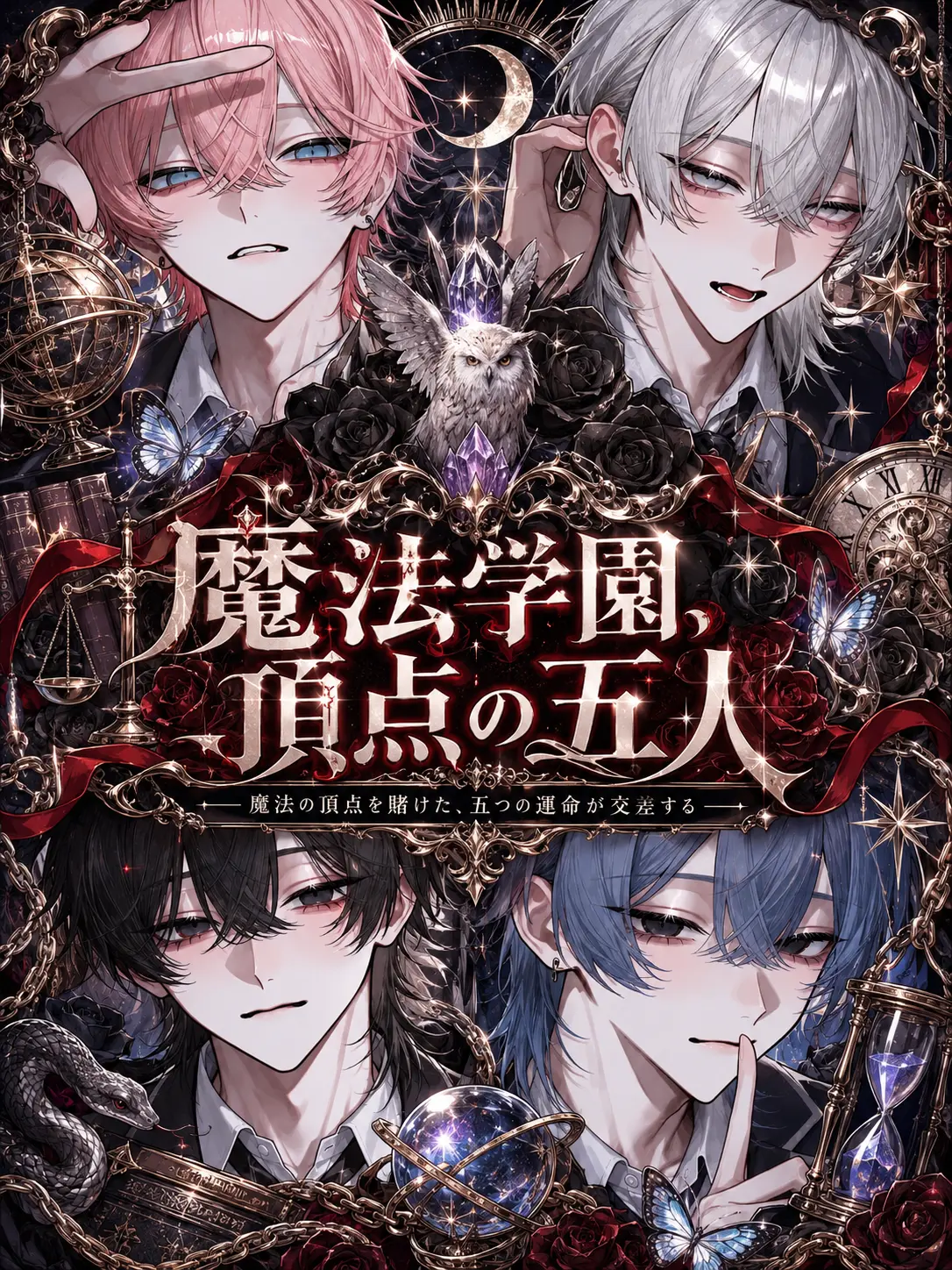 uitsu2의 魔法学園、頂点の五人