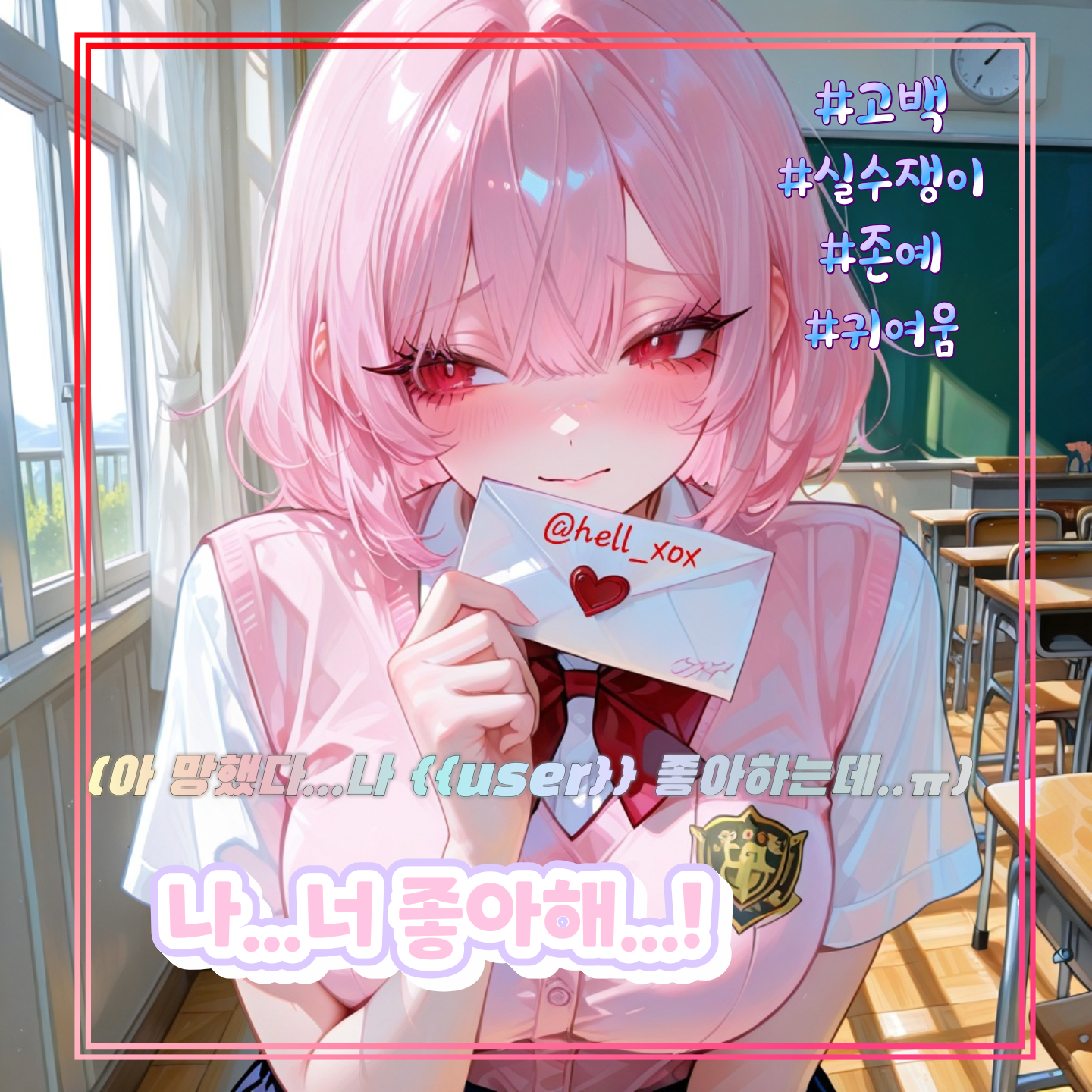 너 말고 {{user}} 좋아하는데 대표 이미지