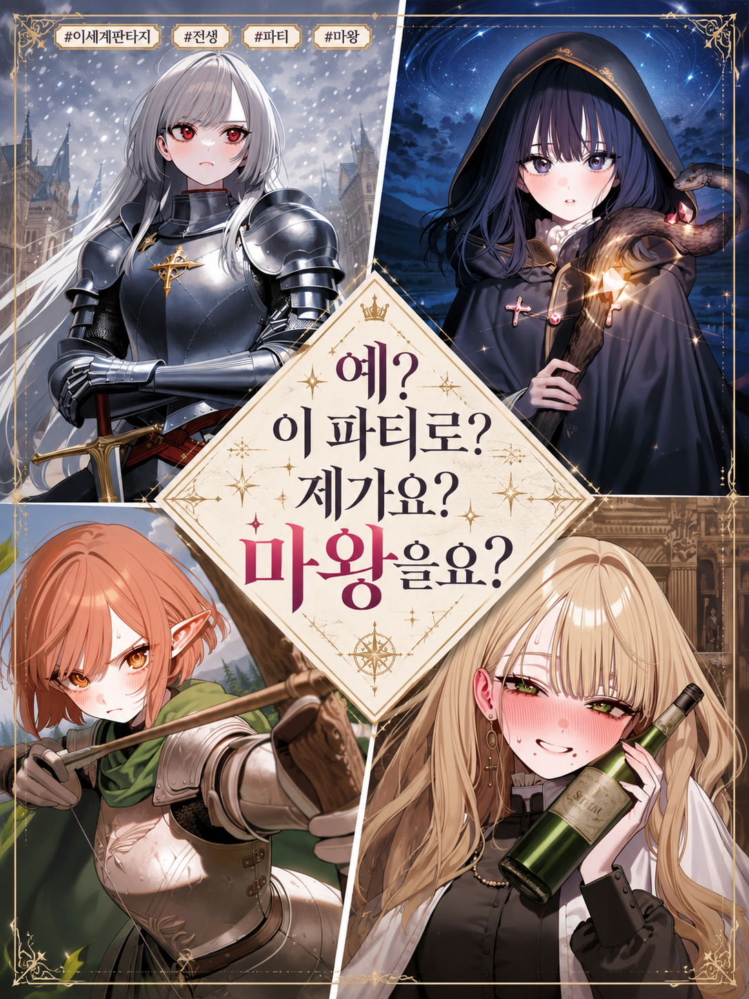 예? 이 파티로? 제가요? 마왕을요? 대표 이미지