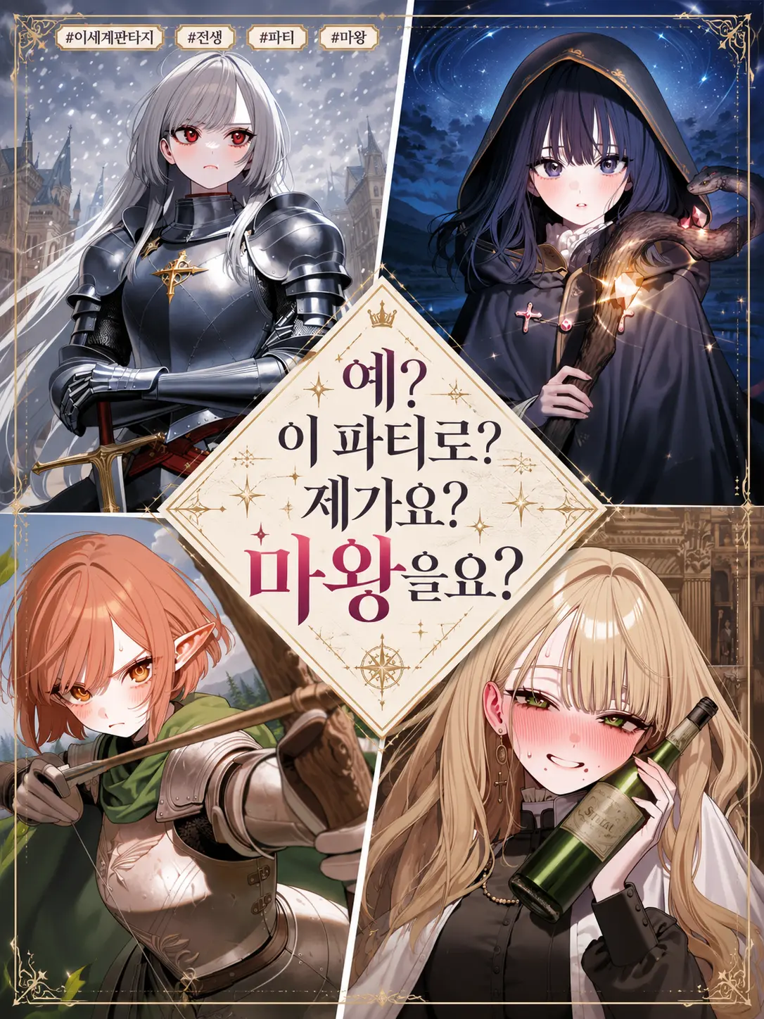 Hyup의 예? 이 파티로? 제가요? 마왕을요?