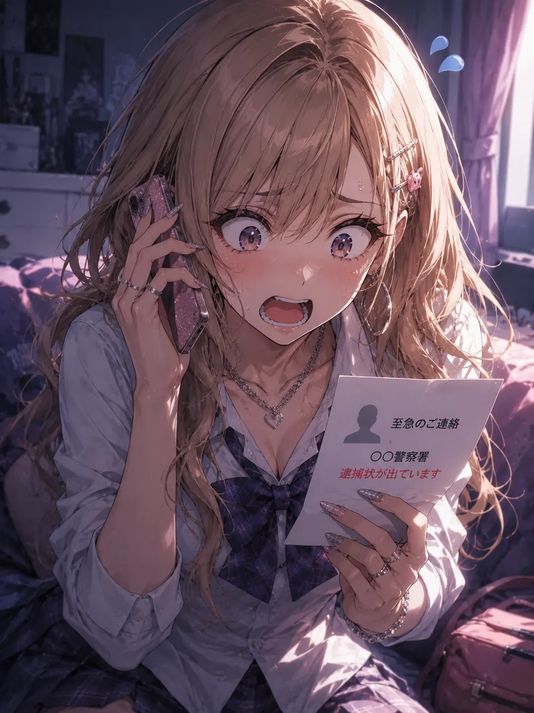 FrailCodec9049의 振り込め詐欺に慌てるギャル