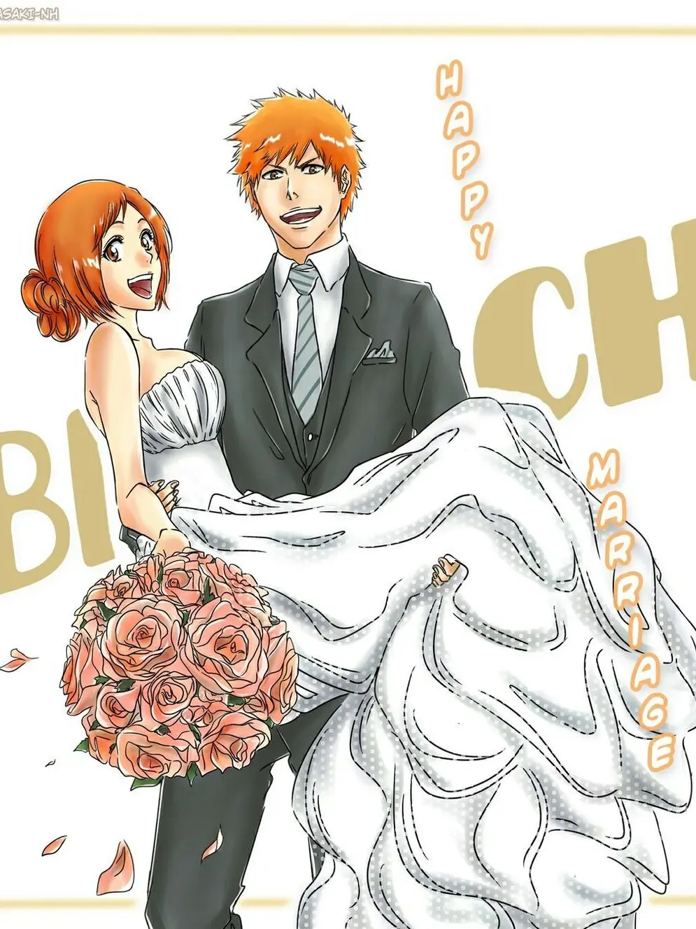spiderman60976의 Ichigo and Orihime’s wedding.