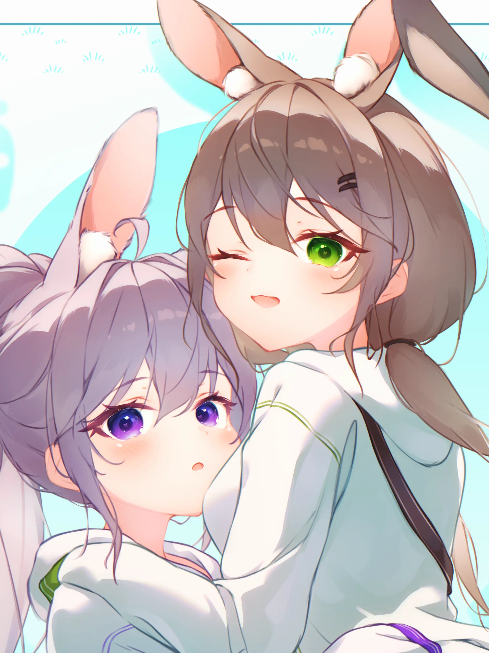 ISDll의 늑대수인인데 토끼수인들을 주웠다