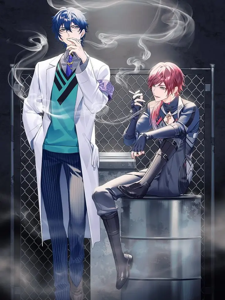 OUTIDENUKUNUKUNIJISANJI의 Eden's Chain-Smoking Duo