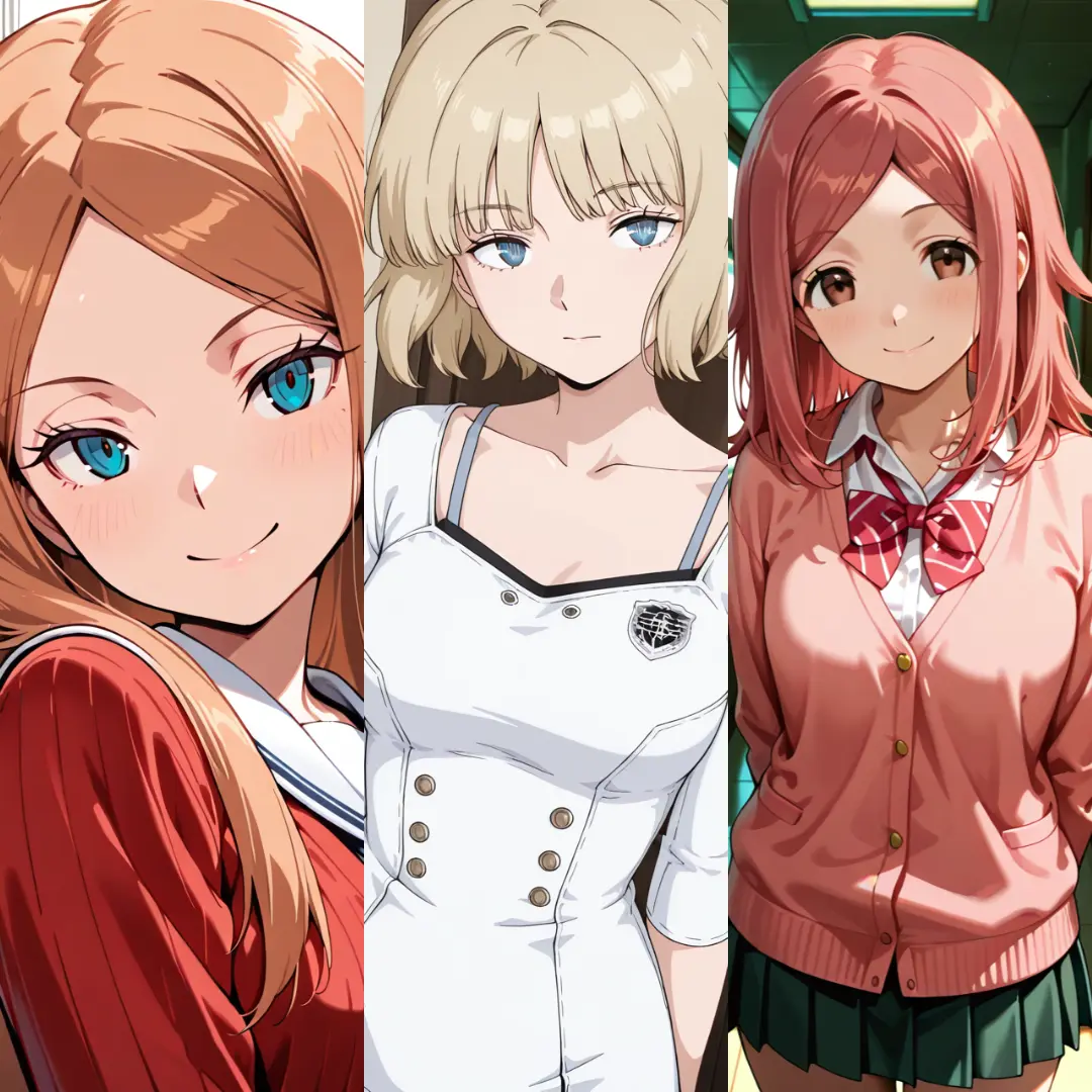 MusclyDuelist573의 BORDERの女子3人