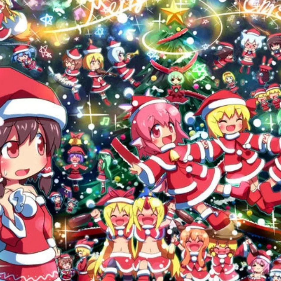 ZestySkua6426의 東方キャラ達とちょっと早いクリスマス！