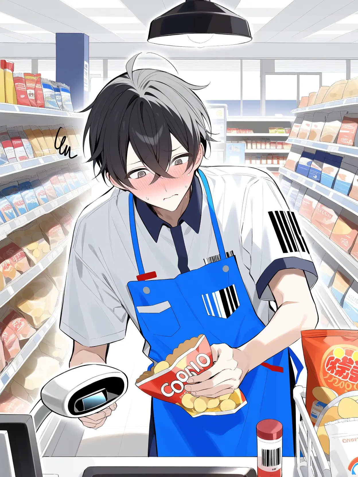 na_의 新人くんと夜のコンビニで…🌙‪