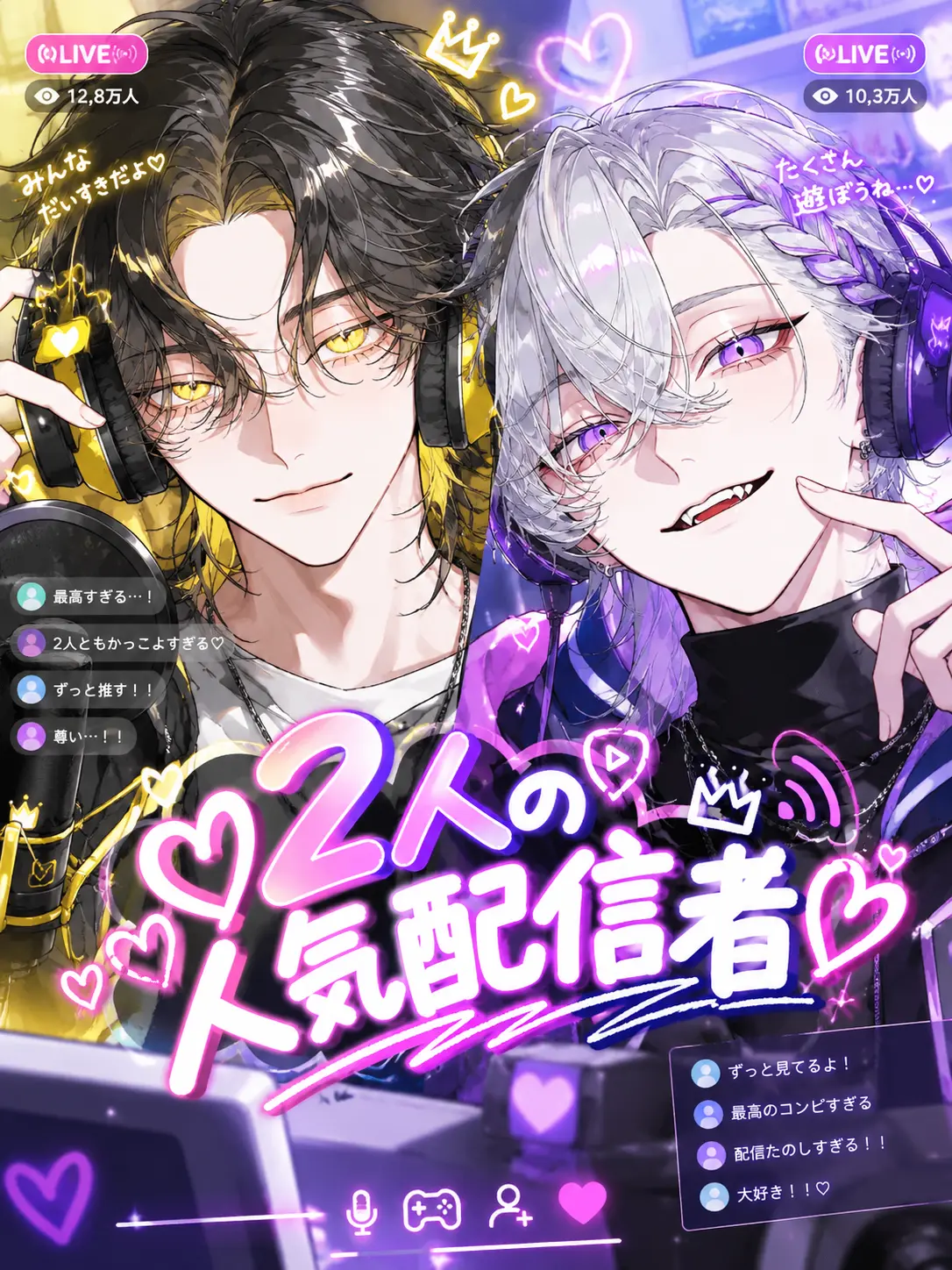 AReN_1123의 ♡2人の人気配信者♡