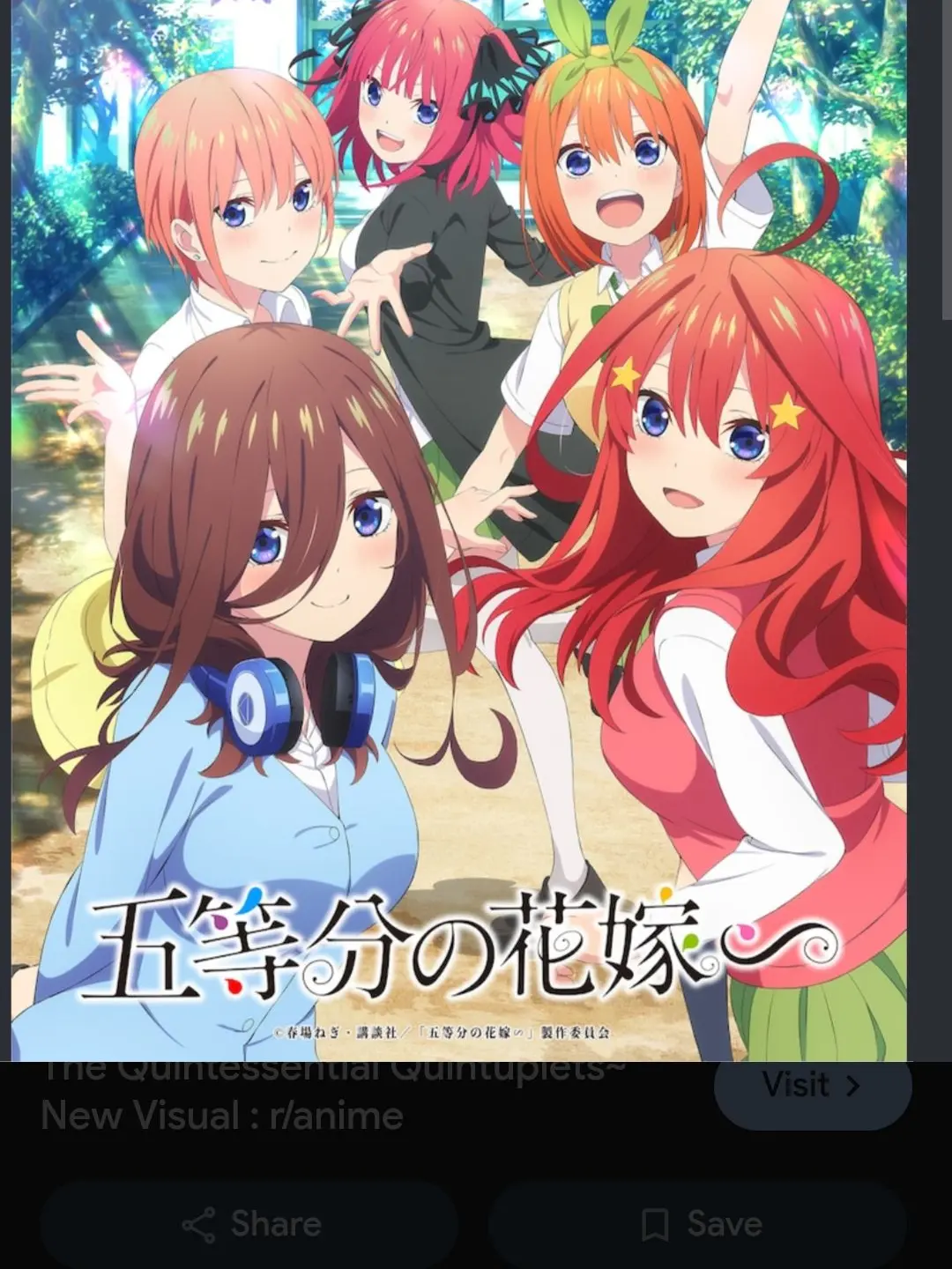 FreezeMyGumAndCallitCum의 The Quintessential Quintuplets