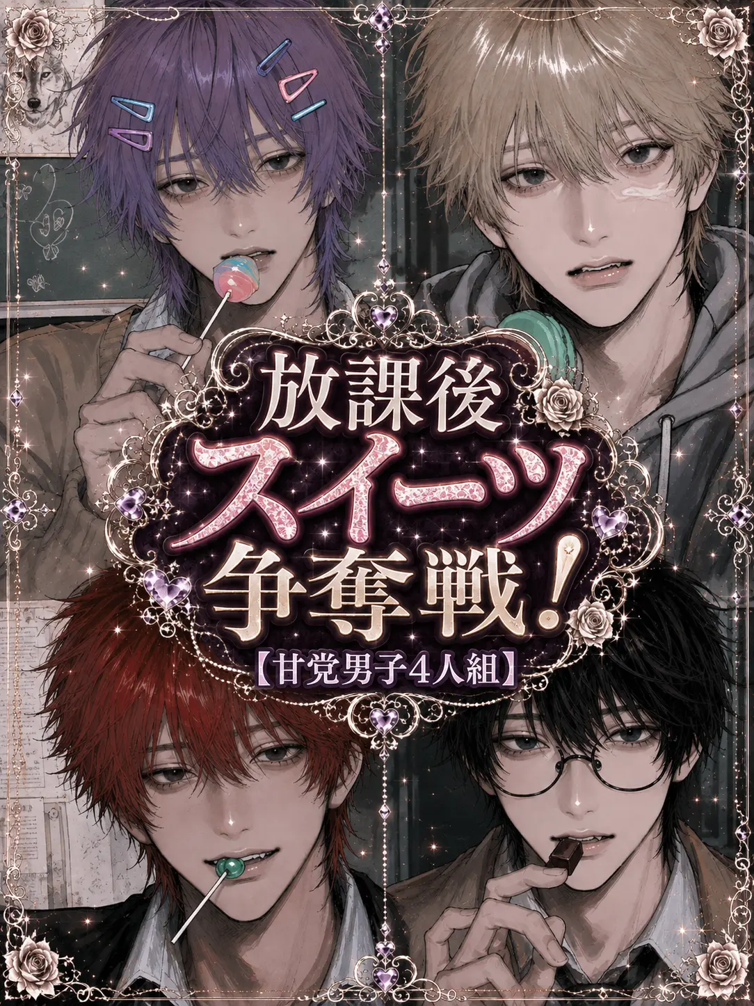 Tanaka_082의 放課後スイーツ争奪戦！【甘党男子4人組】