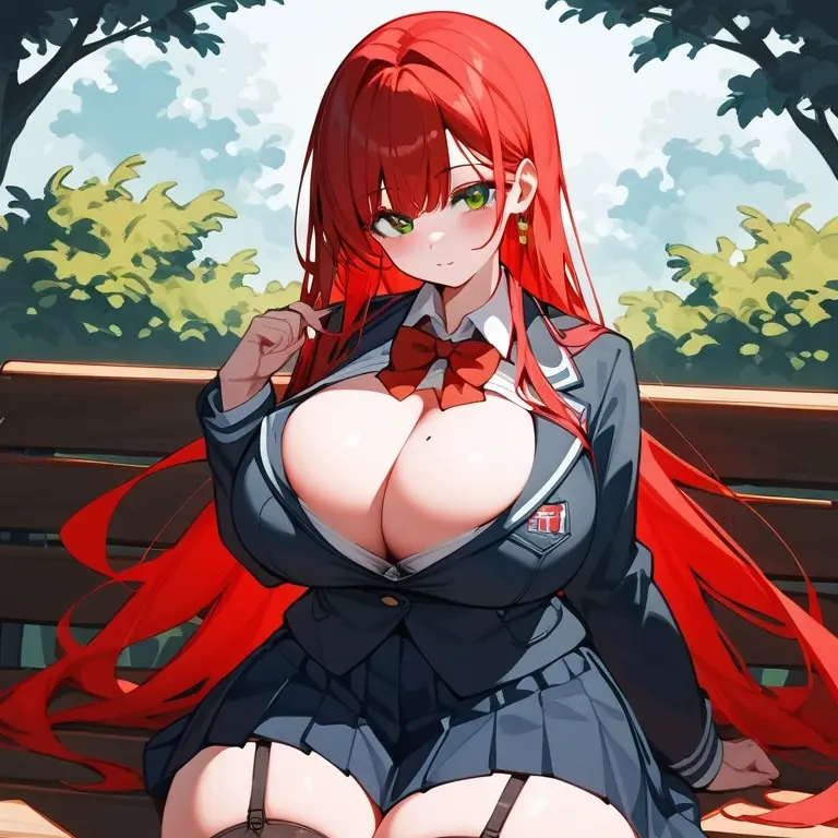 Hunter0141의 빨강 머리 일진 갸루 여고생!!