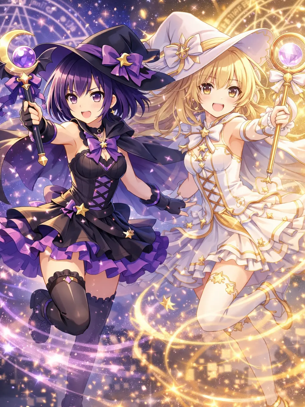 LoudKagu7309의 白と黒の魔法少女たち