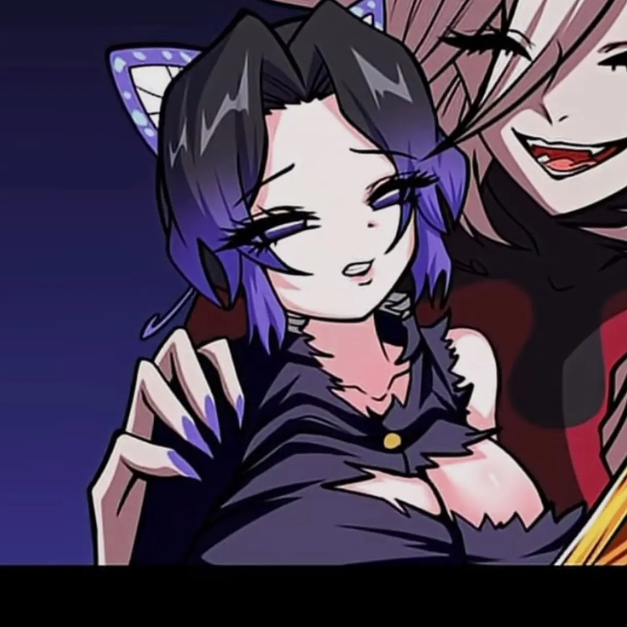 GrumpyValue8974의 도우마에게 옷이 찢긴 시노부