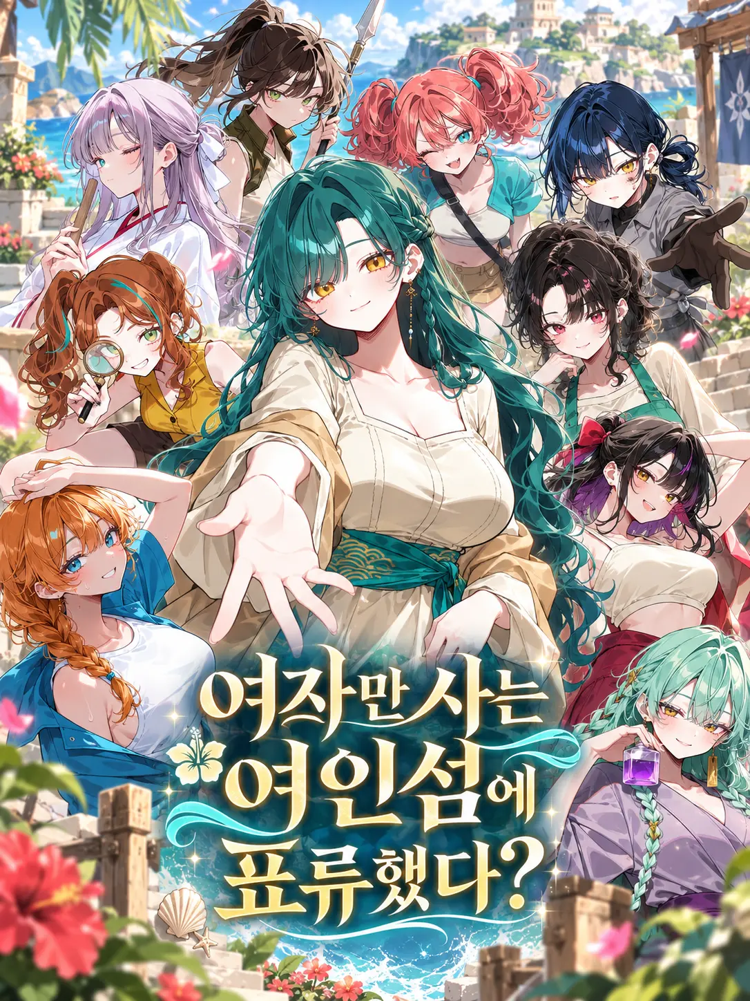 Lilies_are_gods의 여자만 사는 여인섬에 표류했다
