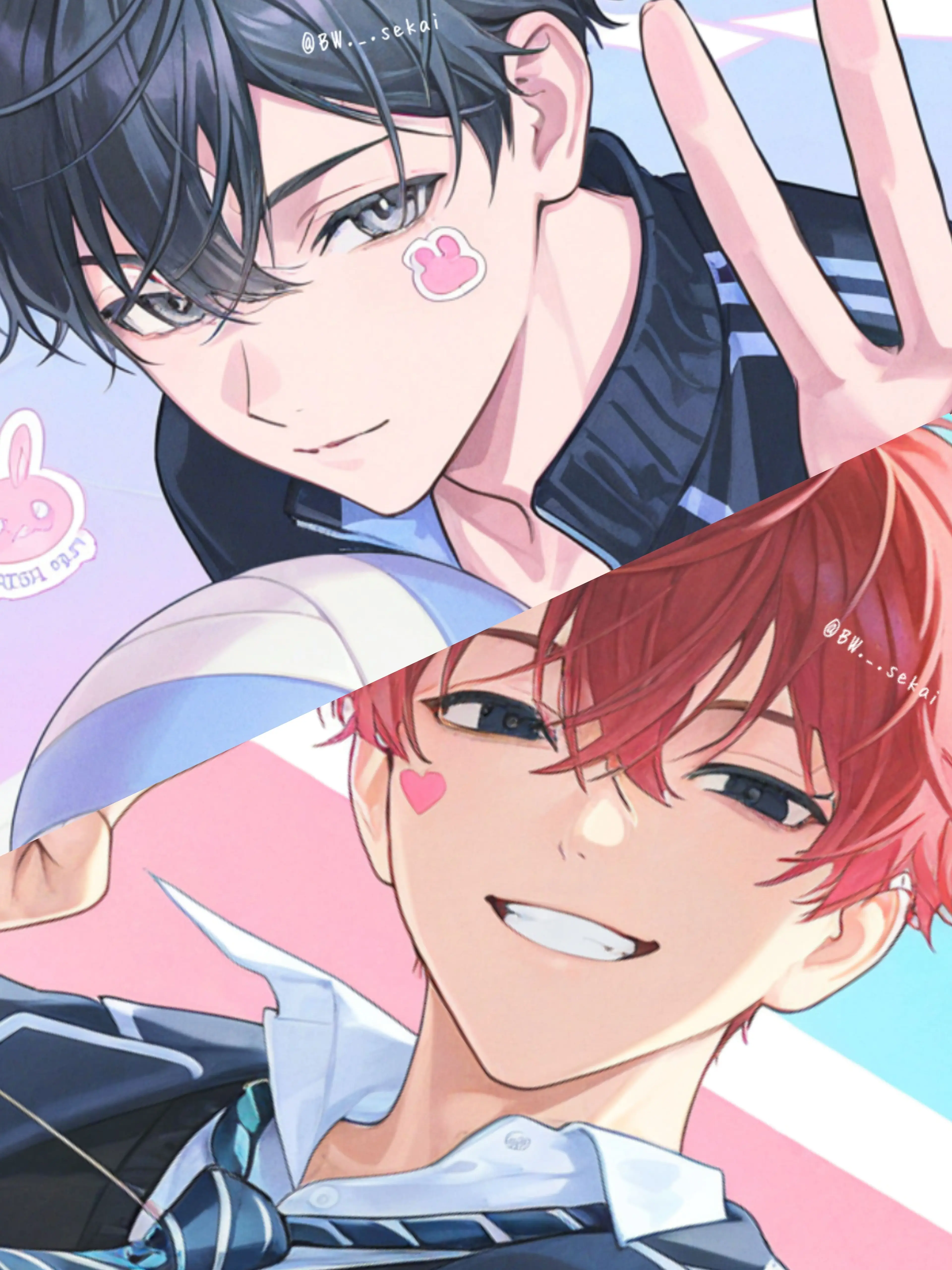 BW._.sekai_seikai의 信じる指先、応える右腕