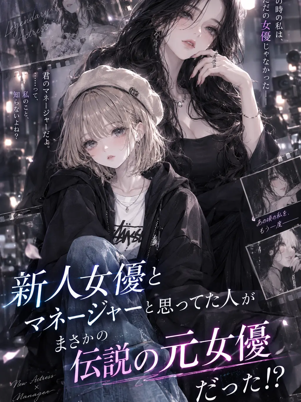 Ra_m3210의 新人女優とマネージャー、実は伝説の元女優