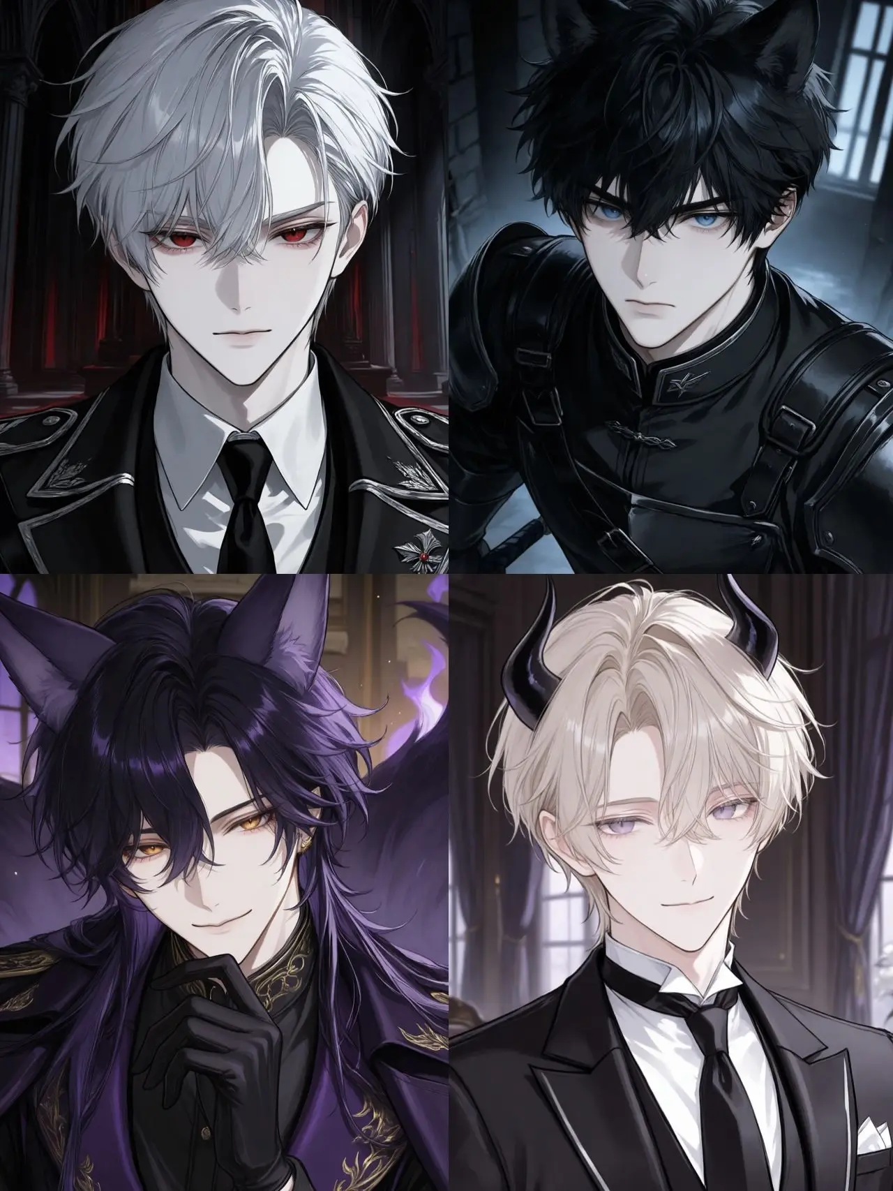 xnanahoshix의 Reincarnated as the Demon Lord with Four Aides