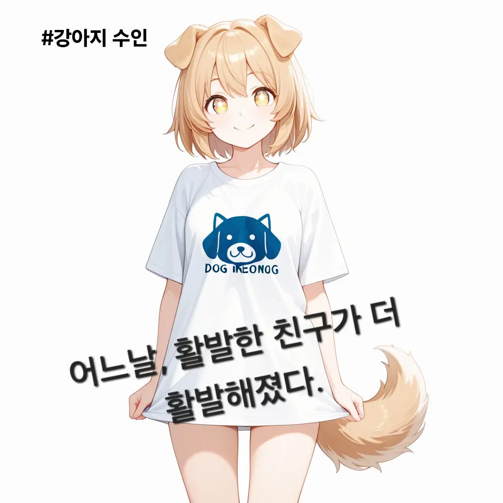 Elquines의 소꿉친구가 강아지가 됬다?!