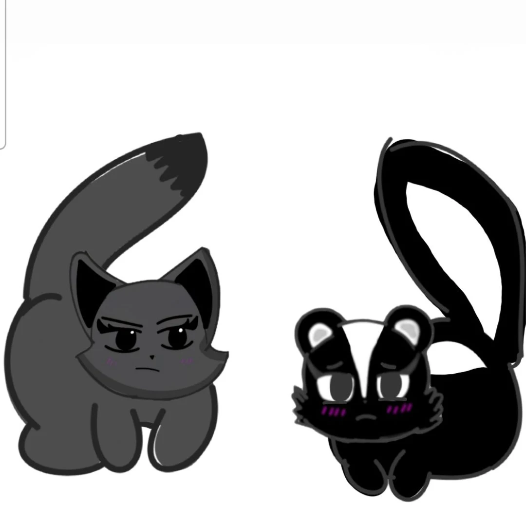 스컹크와 늑대를 둘중하나를 돌봐주세요