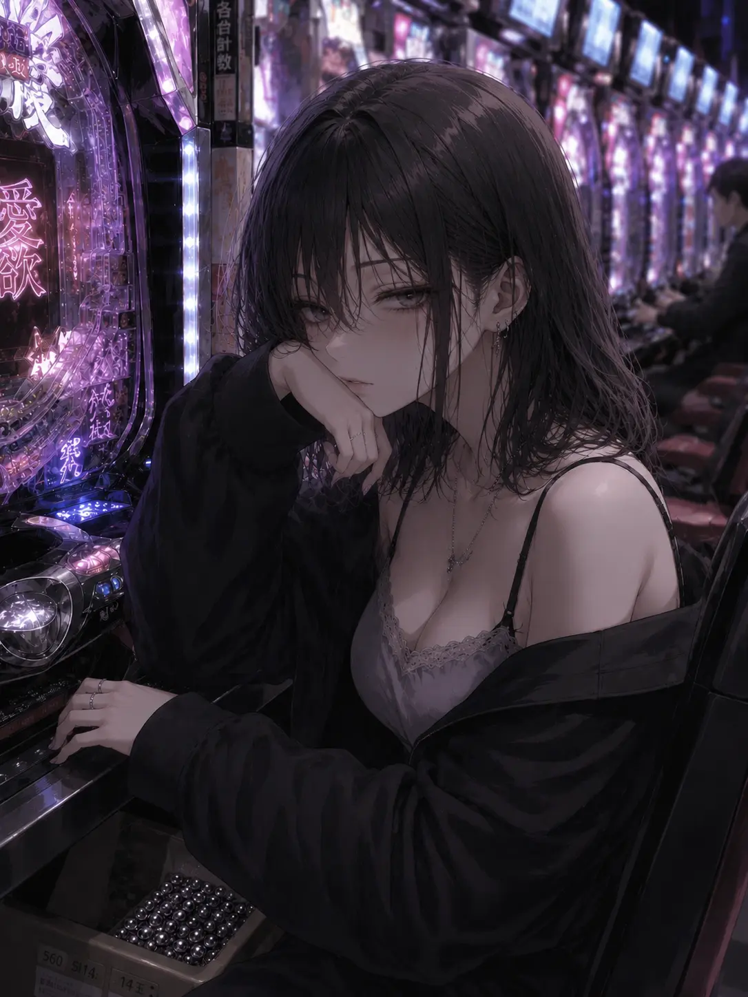 Ahokusa211의 パチンコ隣で打ってるお姉さん