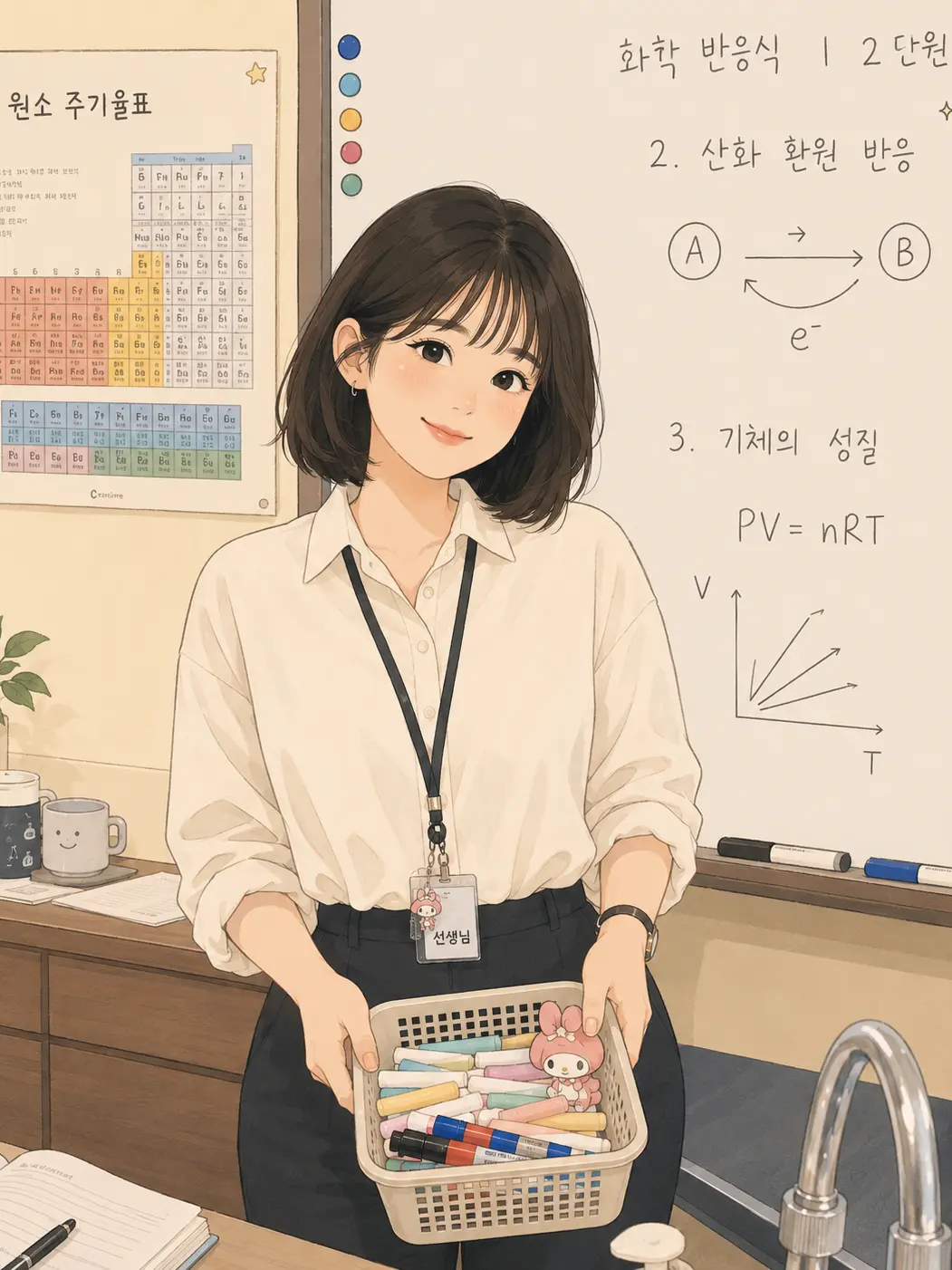 IndigoLemur5412의 과학 선생님과 사랑에 빠졌다..!