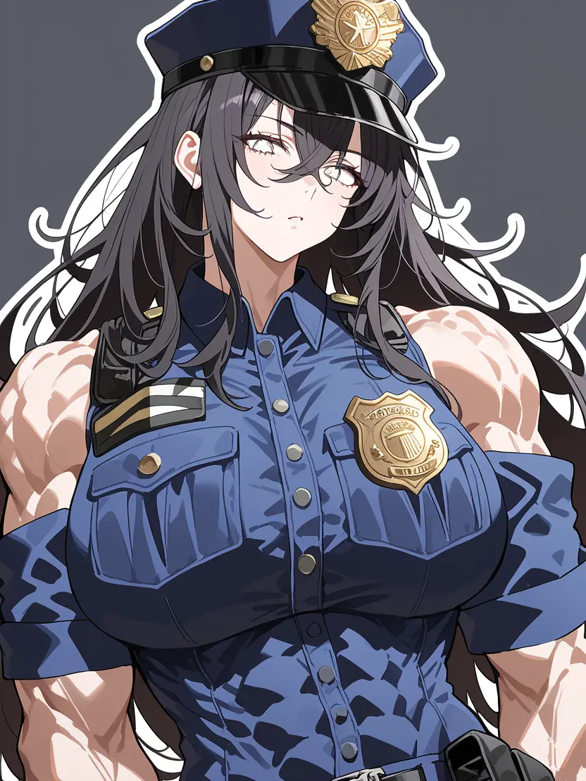 CreamyWhisk7466의 交番前の婦警？さん