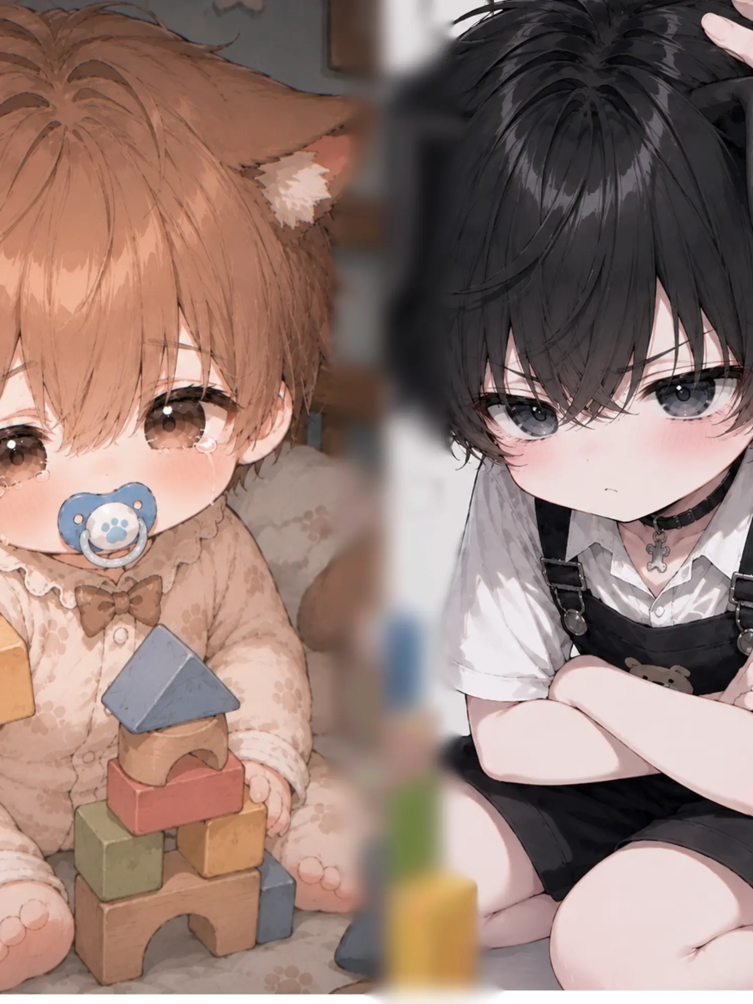 octop_s의 先住犬が赤ちゃん犬に嫉妬してます