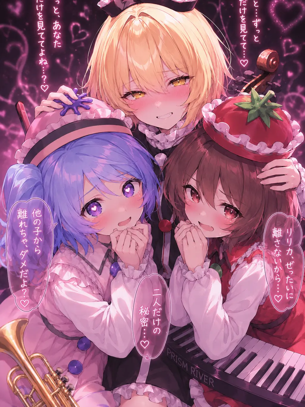 momonga_room의 ヤンデレプリズムリバー三姉妹