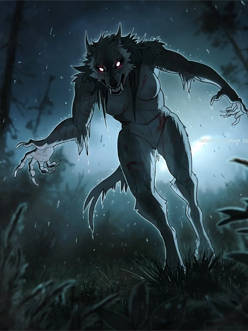 Vex5644의 A werewolf woman