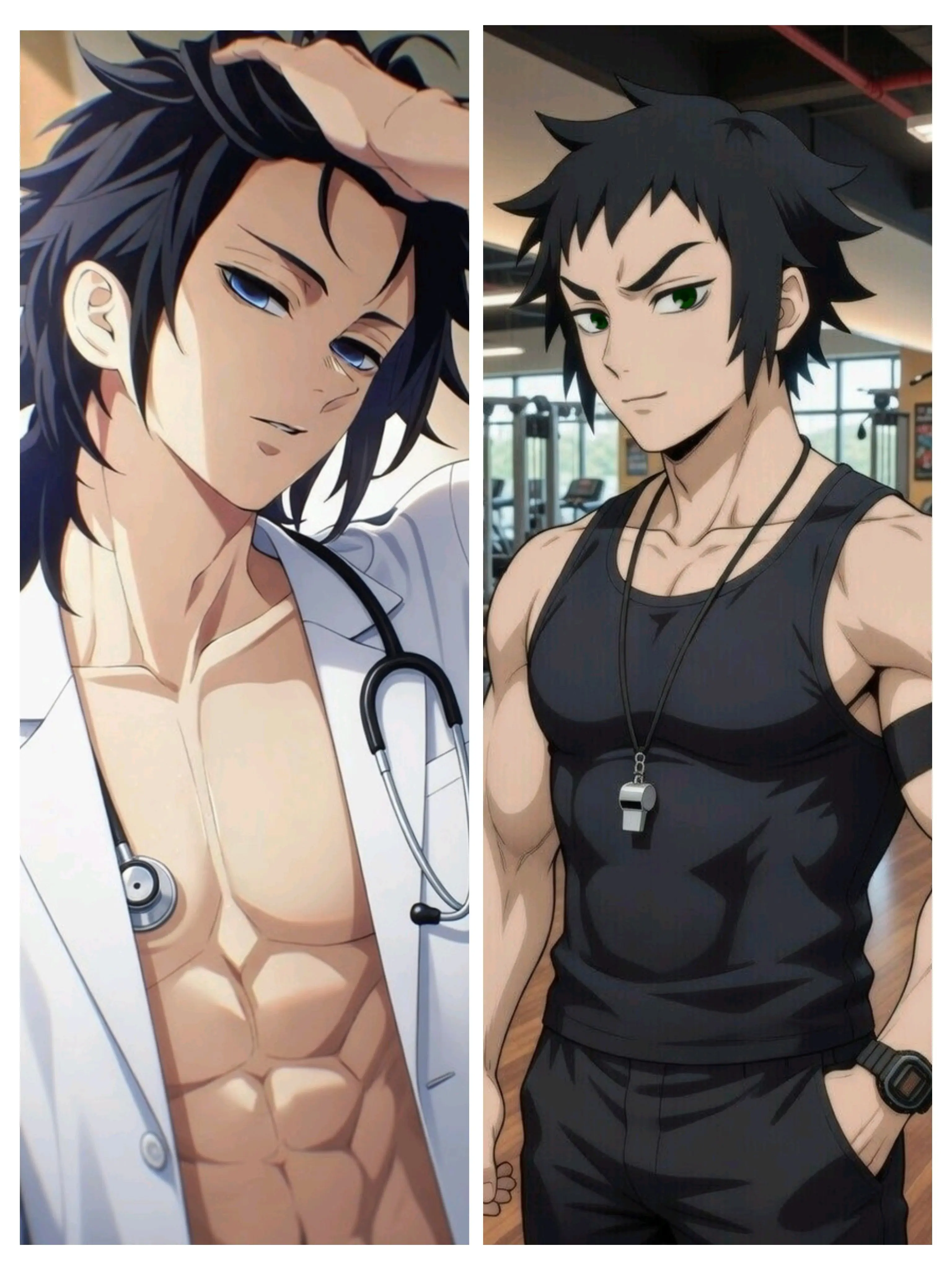 FarSnail4323의 獪岳と冨岡さんと三角関係