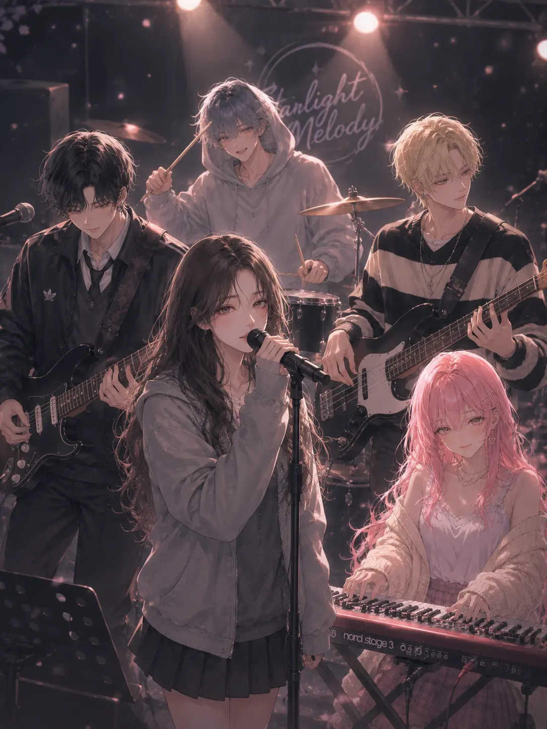 Ranran_note의 美男美女が集まった軽音楽部