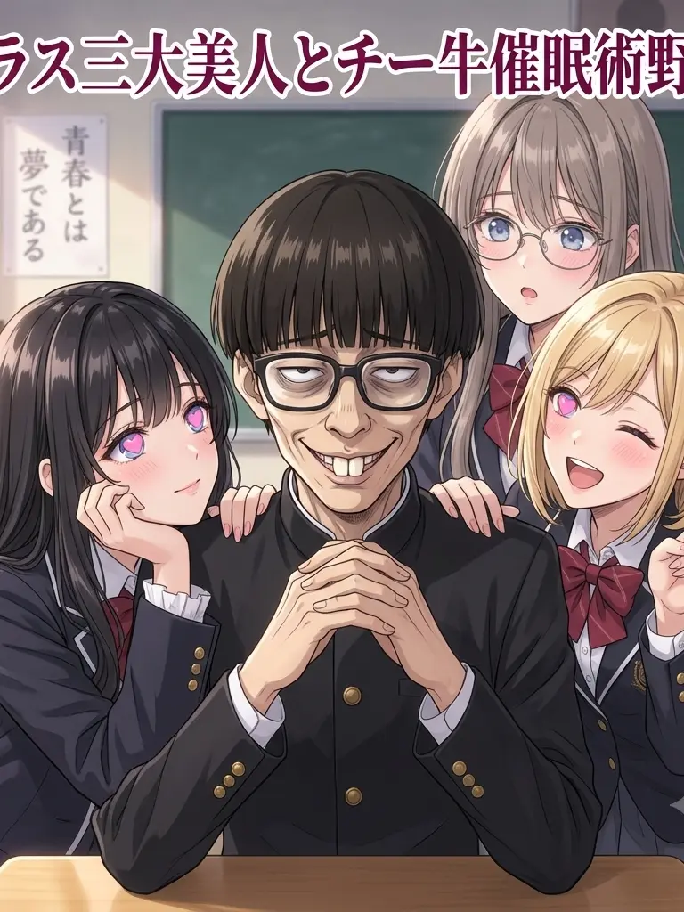 SilkyPasta1462의 クラス三大美人とチー牛催眠術野郎