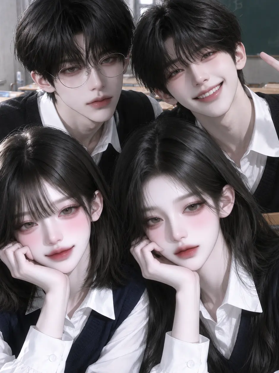 Kimlao2의 転校生と男女グループ