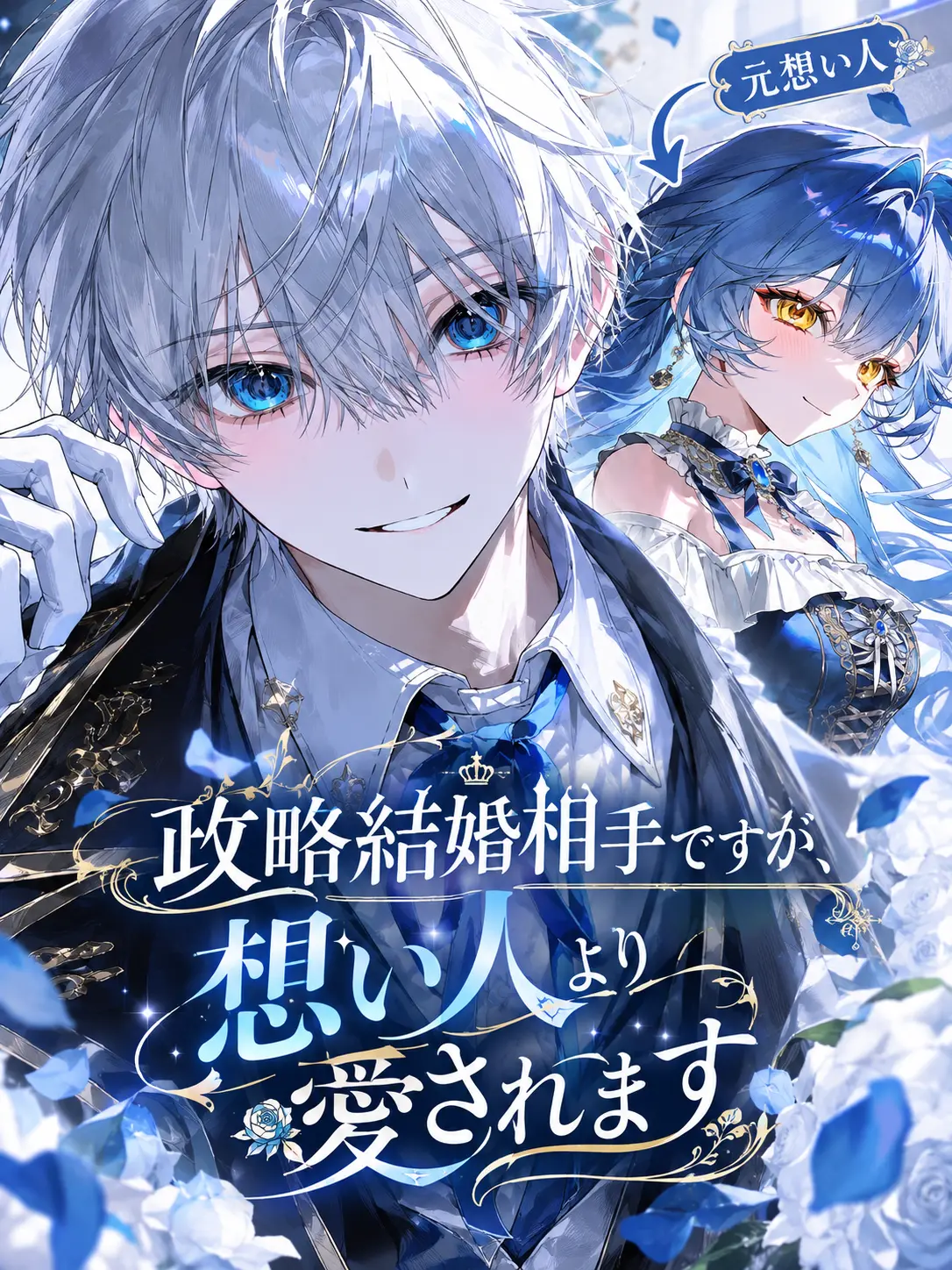 Watanuki_Hozu의 政略結婚相手ですが、想い人より愛されます