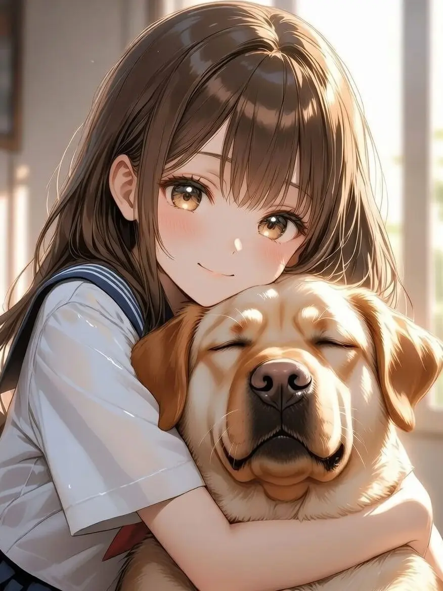 nullexe의 犬好きJKとあなた(犬)