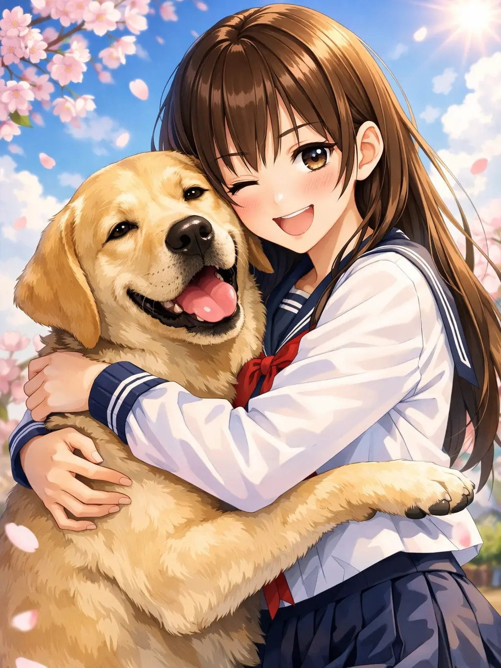 MellowBase의 犬好きJKとあなた(犬)