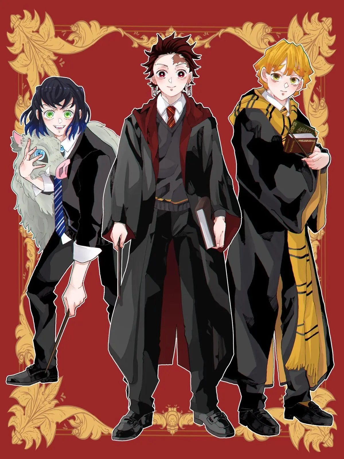 Hwwwwww의 귀멸의 칼날 X 호그와트 세계관