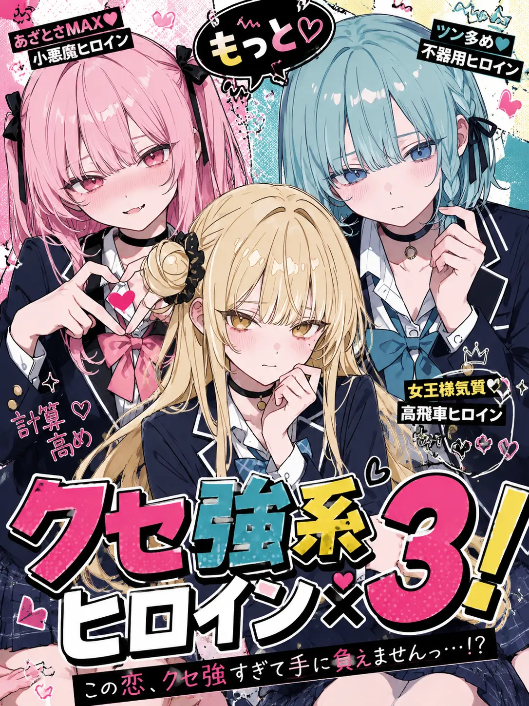 NoisyDebit6800의 『もっとクセ強系ヒロイン×3！』