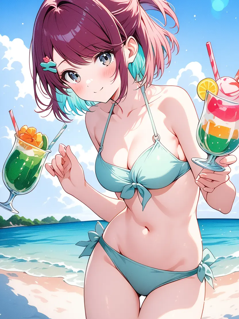 YoungMeno3717의 さくらと海水浴デート