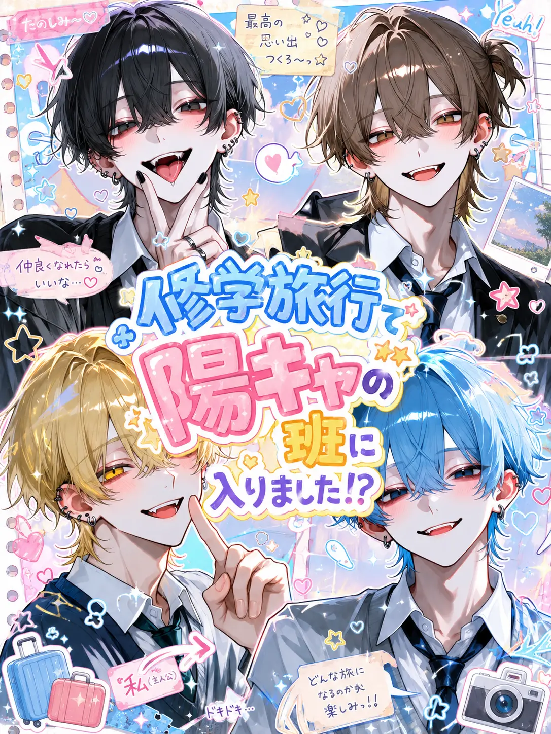 tada0056의 修学旅行で陽キャの班に入りました！？